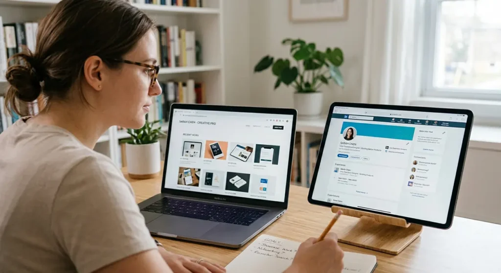 How to Decide Between a Portfolio Website and LinkedIn
